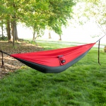 Double Travel Hammock - Red/Charcoal