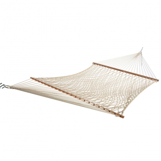 13 ft. Deluxe Traditional Polyester Rope Hammock with Hanging Hardware Included