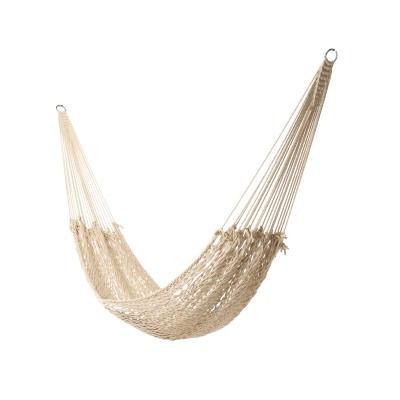 Double Handwoven Polyester Rope Mayan Hammock