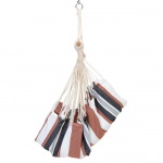 Single Quick Dry Fabric Swing - Neutral Stripe